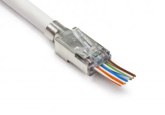Platinum Tools - 100022 - EZ-RJ45 Shielded Cat5e/6, (External Ground). 50/Bag.