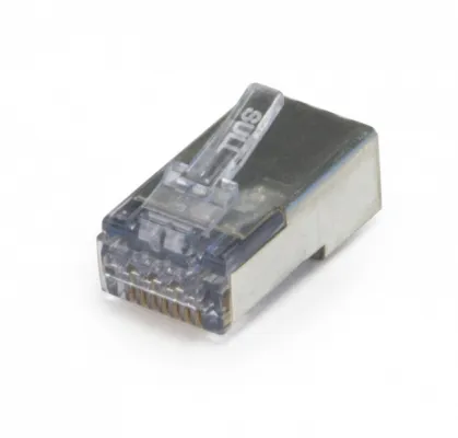 Platinum Tools - 100048C - ezEX38 Cat5E Shielded, RJ45 Internal Grnd. 25/Clamshell.