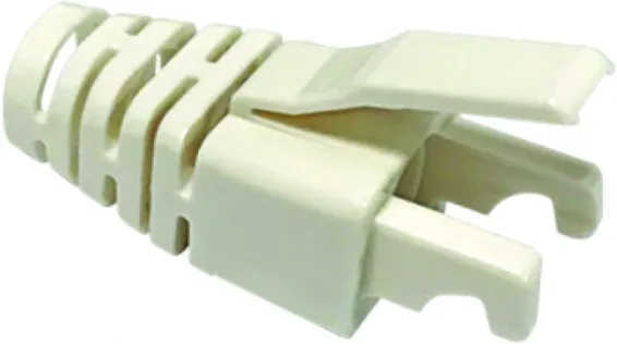 Platinum Tools - 105016 - EZ-RJ45 Cat6 Strain Relief, Clear. Pkg 500pc/Bag.