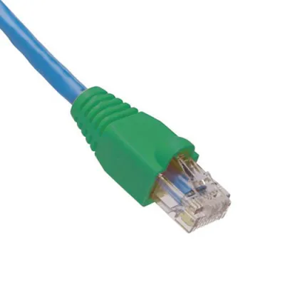 Platinum Tools - 105075 - RJ45 Boot, 6.0mm Max OD, Green. Pkg 100pc/Bag.