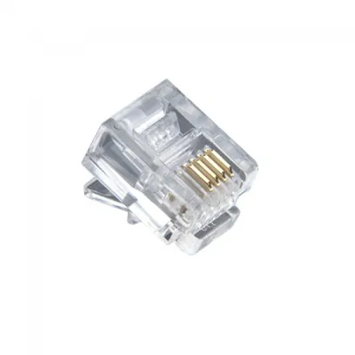 Platinum Tools - 106113J - RJ-11 (6P4C), Flat-Stranded (100 Per Jar)
