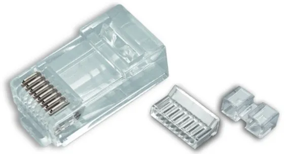 Platinum Tools - 106175 - RJ45 (8P8C), Cat6 HP, Round-Solid 3-Prong. 500/Bag.