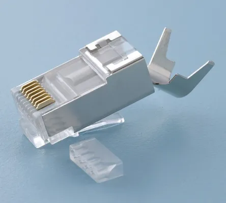 Platinum Tools - 106193C - RJ45 Cat6A 10 Gig Shielded Connector, w/Liner. 10/Clamshell.
