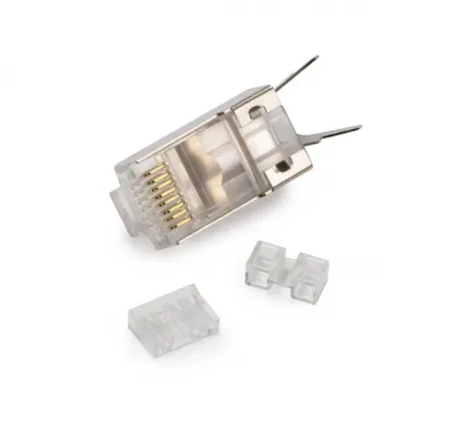 Platinum Tools - 106243C - RJ45 Cat6A/7, STP, Solid/Stranded, 28-26 AWG, 10/Clamshell.