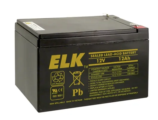 ELK - 12120 - Battery, Lead Acid 12V-12.0 Ah