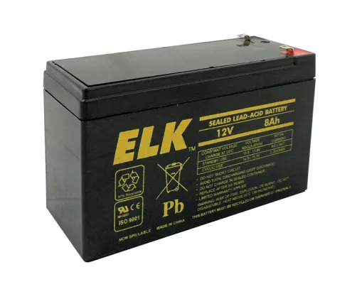 ELK - 1280 - Sealed Lead Acid Battery 12V, 8 Ah