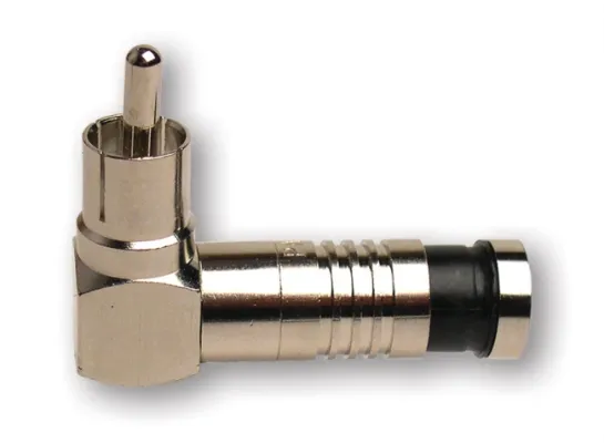 Platinum Tools - 18060RA - RCA RG59 RA Compression, Nickel Pl (Bulk,1ea)  Pkg 25pc/Bag