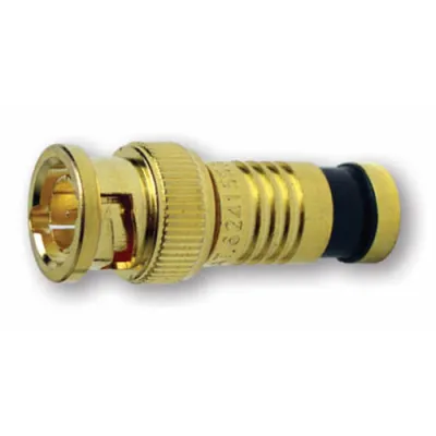 Platinum Tools - 18245 - BNC Type RGB Compression 23AWG Gold Plated Connectors (Bulk Package 25Pc/Bag)