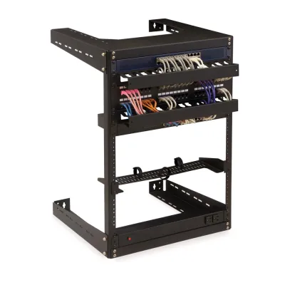 Kendall Howard - 1915-3-500-08 - 8U 18" Deep Open Wall Rack