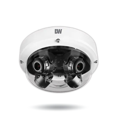 Digital Watchdog - DWC-PVX20WATW - MEGApix 20MP Multi-sensor Vandal Dome IP Camera with Vari-focal Lenses with IVA License