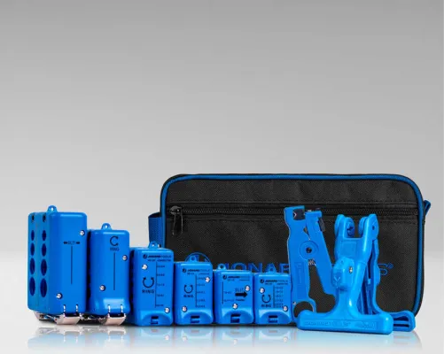 Jonard Tools - TK-108 - Fiber Optic Mid Span Slit & Ring Tool Kit (1.2 mm-18.2 mm)