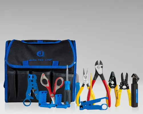 Jonard Tools - TK-170 - Fiber Prep Kit W/Small & Large Mid Span Slitters