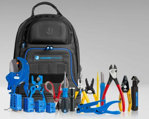 Jonard Tools - TK-179B - Advanced Fiber Prep Kit in Backpack (BP-100)