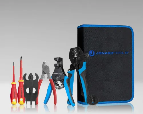 Jonard Tools - SPK-100 - Solar Panel MC3 & MC4 Crimping Tool Kit w/ Insulated Screwdrivers