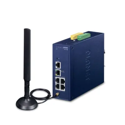 Planet - LCG-300-EU - IP30 Industrial IoT LoRaWAN Gateway with 5-Port 10/100/1000T - EU868 MHz