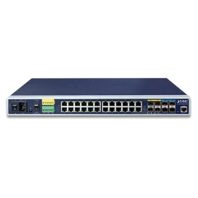 Planet - IGS-6325-20T4C4X - Industrial L3 20-Port 10/100/1000T + 4-Port Gigabit TP/SFP + 4-Port 10G SFP+ Managed Ethernet Switch