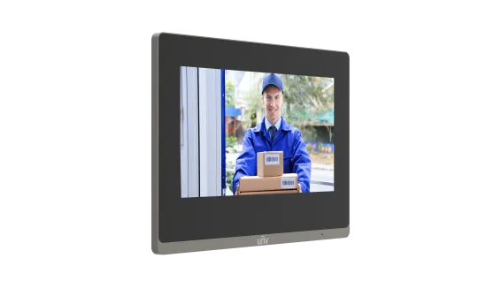 UNV - OEI-371S-H-W - Wall Mounted 7-inch Indoor Station
(Concealed wire installation)