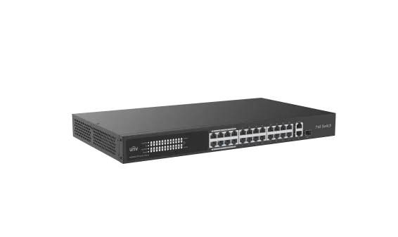 UNV - NSW3000-24T1GT1GC-POE-IN - Ethernet 24 Port 370W Cloud Managed Ethernet PoE Switch
