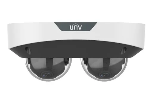 Uniview - IPC3224SS-ADF28K-I1 - 4MP Dual-channel Non-Splicing Multiview Series IR Fixed Intelligent Network Camera, 2.88mm lens 