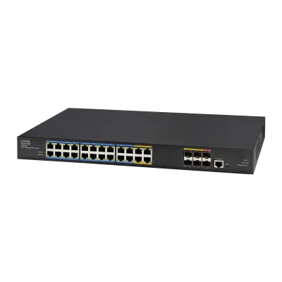 Vigitron - Vi30130 - 30-Port 1G, L2+/L3 Managed 90W IEEE 802.3bt PoE Switch