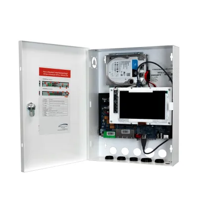 Speco - N16WNRXM4TB - 16 Channel Facial Recognition Wall Mount NVR with 16 Built-In PoE Ports and Monitor, 4TB