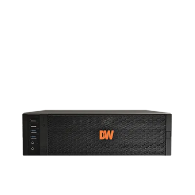 Digital Watchdog - DW-BJAiDX40T - Blackjack AI DX, Windows OS on SSD, 4 DW Spectrum recording licenses and 4 Ai Server licenses pre-installed, 64 analytic streams, 480Mbps throughput, Intel i7, 32GB RAM, 40TB storage, 1x mini Display Port, for system