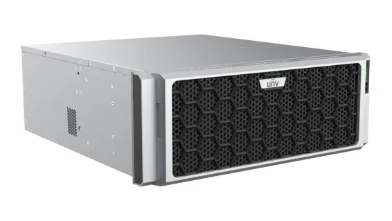 UNV - NVR824-128-R-IM2-8G - UNV NVR824-128R,4K Network Video Recorder with AI Card（Face Recognition/SIP/Video Metadata）
