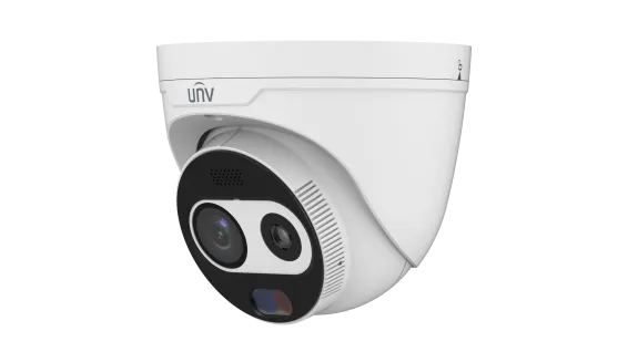 UNV - TIC3612SA-F3-4F4AC-I1 - 4MP Dual Dual-Spectrum Thermal Network Turret Camera Thermal, 3.2mm