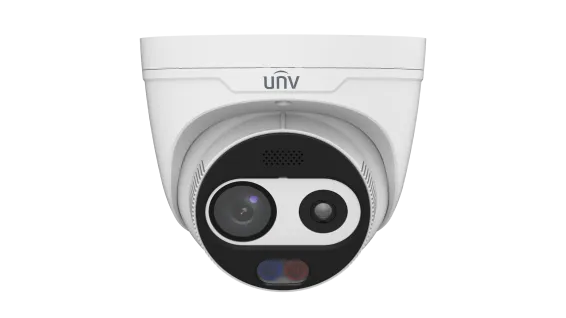 UNV - TIC3612SA-F3-4F4AC-I1 - 4MP Dual Dual-Spectrum Thermal Network Turret Camera Thermal, 3.2mm