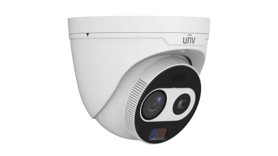 UNV - TIC3612SA-F3-4F4AC-I1 - 4MP Dual Dual-Spectrum Thermal Network Turret Camera Thermal, 3.2mm