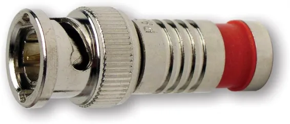 Platinum Tools - 28041J - BNC RG59 Compression Connector, Nickel Pl. 40/Jar.