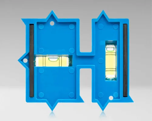 Jonard Tools - WTL-32M - Wall Template & Level for 1 & 2 Gang 3" x 2" Metal Electrical Boxes