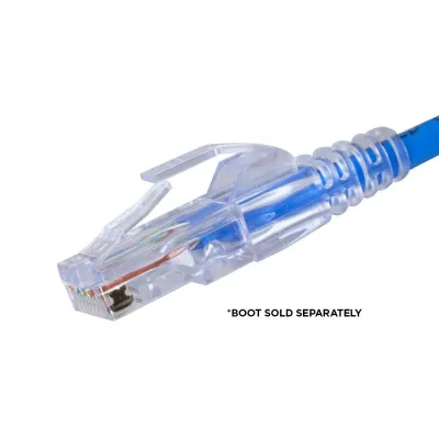 Simply 45 - S45-1501 - Pass Through Blue Tint, Cat5e UTP, 50pc Clamshell 