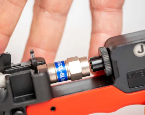 Jonard Tools - CTF-360XL - 360° Compression Tool for Long
  RG6 & RG11 Style F Connectors