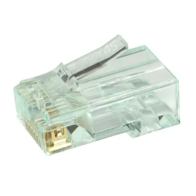 Simply 45 - S45-1600 - Pass Through Green Tint - Cat6 UTP - 100pc Jar