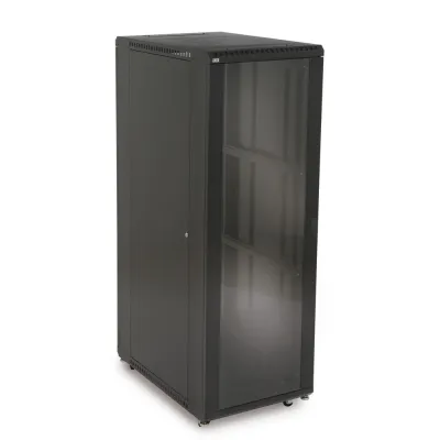 Kendall Howard - 3100-3-001-37 - 37U LINIER® Server Cabinet - Glass/Vented Doors - 36" Depth