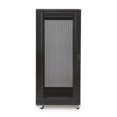 Kendall Howard - 3100-3-024-27 - 27U LINIER® Server Cabinet - Glass/Vented Doors - 24" Depth