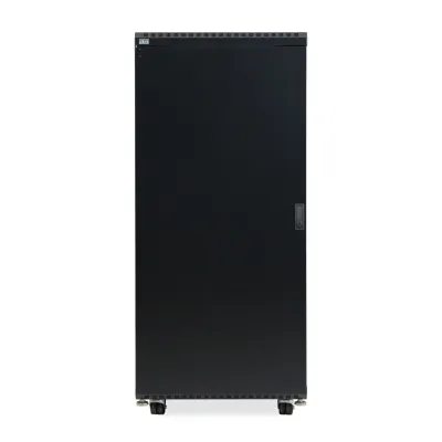 Kendall Howard - 3101-3-001-27 - 27U LINIER® Server Cabinet - Glass/Solid Doors - 36" Depth