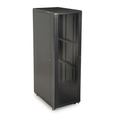 Kendall Howard - 3101-3-001-42 - 42U LINIER® Server Cabinet - Glass/Solid Doors - 36" Depth