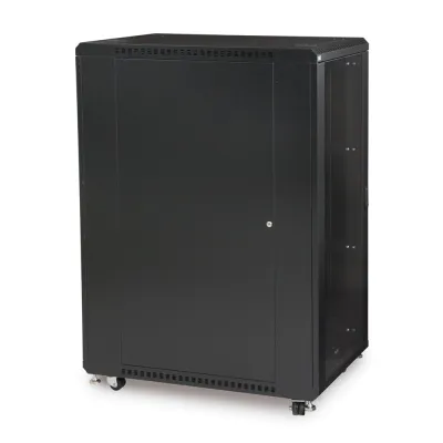 Kendall Howard - 3103-3-001-27 - 27U LINIER® Server Cabinet - Glass/Glass Doors - 36" Depth