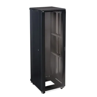 Kendall Howard - 3103-3-024-42 - 42U LINIER® Server Cabinet - Glass/Glass Doors - 24" Depth