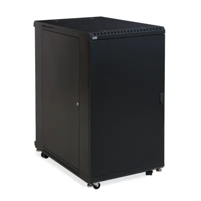 Kendall Howard - 3106-3-001-22 - 22U LINIER® Server Cabinet - Solid/Vented Doors - 36" Depth