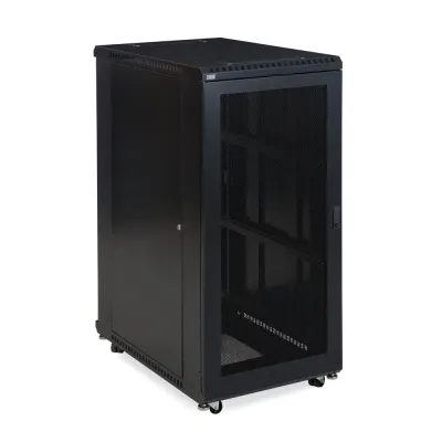 Kendall Howard - 3107-3-001-27 - 27U LINIER® Server Cabinet - Vented/Vented Doors - 36" Depth