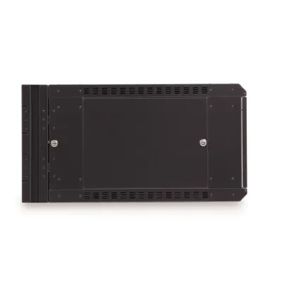 Kendall Howard - 3130-3-001-06 - 6U LINIER® Swing-Out Wall Mount Cabinet - Glass Door