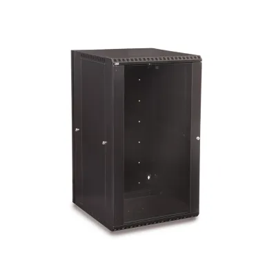 Kendall Howard - 3130-3-001-22 - 22U LINIER® Swing-Out Wall Mount Cabinet - Glass Door