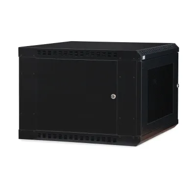 Kendall Howard - 3142-3-001-09 - 9U LINIER® Fixed Wall Mount Cabinet - Vented Door