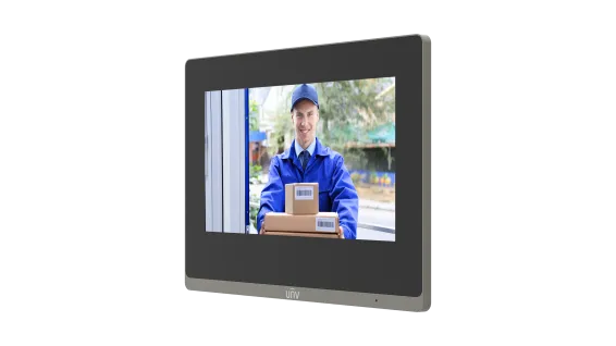UNV - OEI-371S-H-W - Wall Mounted 7-inch Indoor Station
(Concealed wire installation)