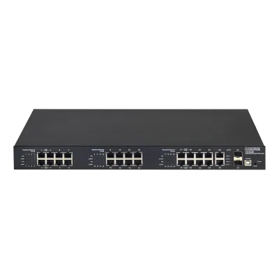 Vigitron - Vi31026 - 26-Port, 8-Port Extended UTP, 16-Port Standard, L2, Hybrid PoE Switch