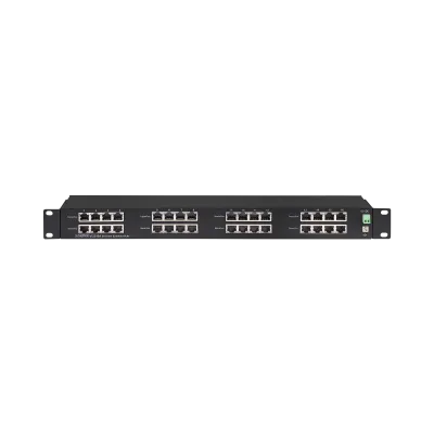 Vigitron - Vi2316A - 16-Port MaxiiCopper™ Ethernet Extender over UTP, af/at/bt 72W PoE, Requires 12VDC @ 3A PS, suggested Vi0014