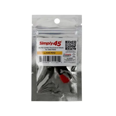 Simply 45 - S45-P312 - Punchdown Blade, 66/110 Combo Style - 1 Ea/Blister 